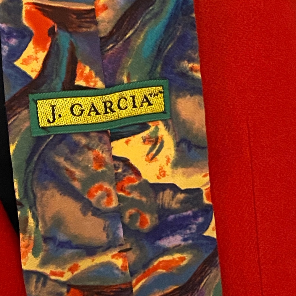 J. Garcia Artistic Colourful Silk Tie (for the D.H. in your life this holiday)